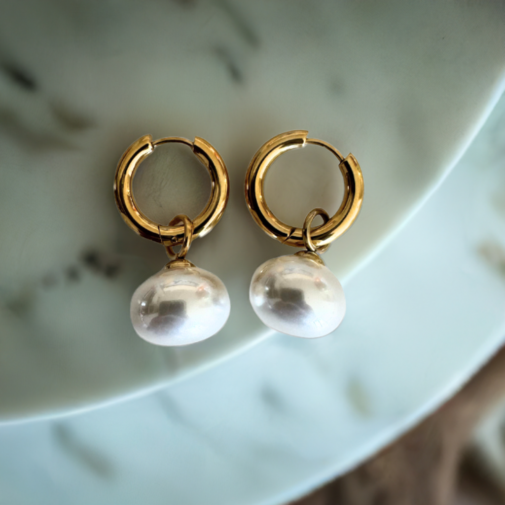 Aros Florecita Dorados