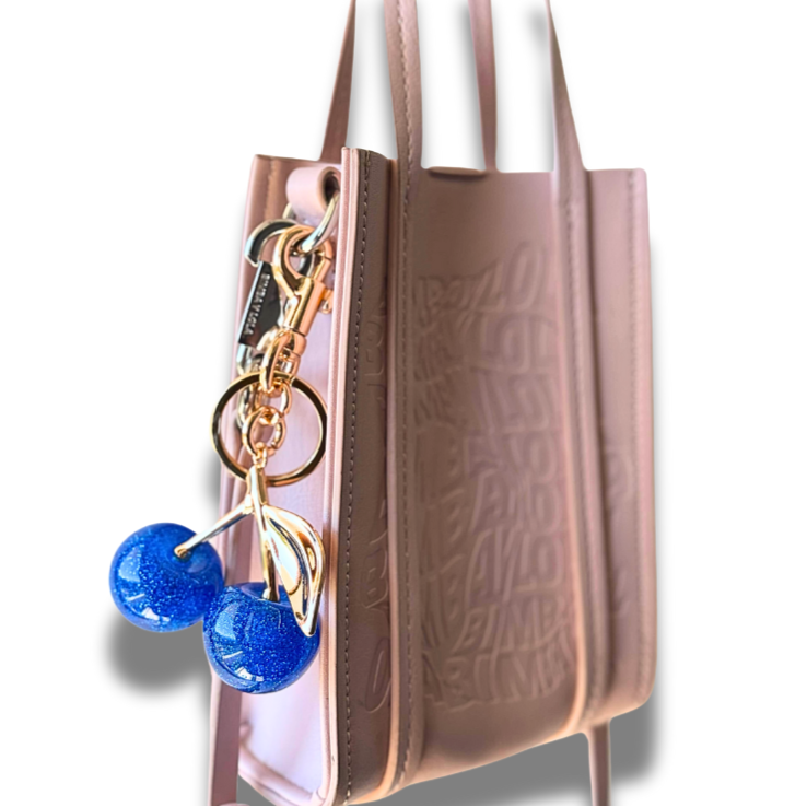 Bag Charms Cereza Azul