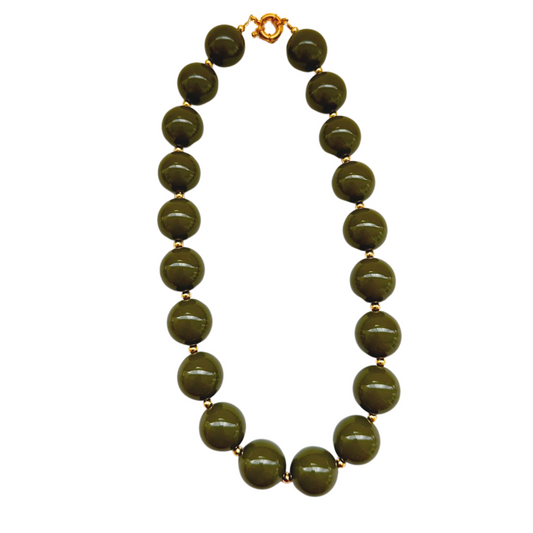 Collar Aurora Verde Oliva
