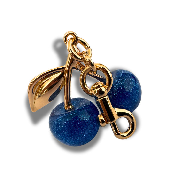 Bag Charms Cereza Azul