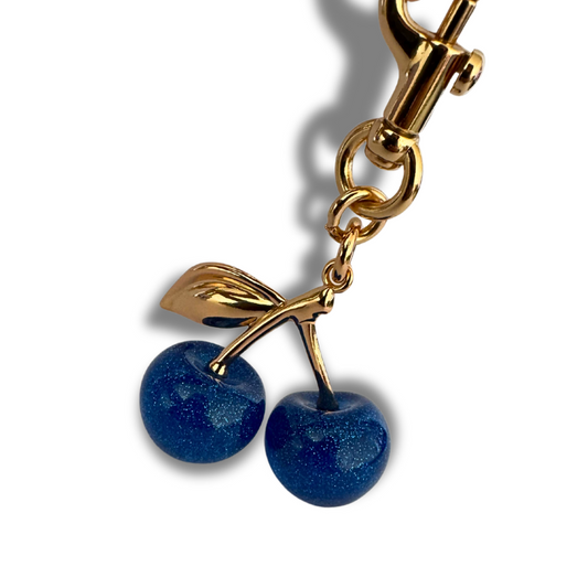Bag Charms Cereza Azul